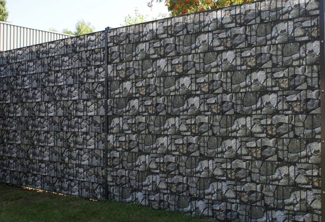 Sichtschutz Bruchstein